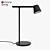 Sleek Muuto Tip Desk Lamp 3D model small image 1