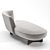 Giorgetti Galet: Stylish Small Sofa 3D model small image 2