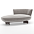 Giorgetti Galet: Stylish Small Sofa 3D model small image 3