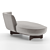Giorgetti Galet: Stylish Small Sofa 3D model small image 4