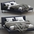Modern Italian Design Bed: Bebitalia Charles 3D model small image 1
