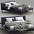 Modern Italian Design Bed: Bebitalia Charles 3D model small image 4