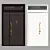 Securemme Termodver: Premium Thermowood Doors 3D model small image 1