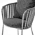 Elegant DESIREE Chair by Vermobil 3D model small image 4