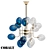 Modern Cobalt Design Lamp 3D model small image 1