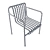 Modern Outdoor Seating: HAY Palissade 3D model small image 3