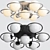 ST Luce Galio 7-light Chandelier 3D model small image 2