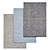 Luxury Carpet Set: High Quality Textures 3D model small image 1