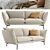 Comfort Lux Hugo Sofa 3D model small image 2