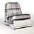 Sleek Velvet Accent Chair

Translated from Russian: Стильное Велюровое Кресло 3D model small image 5