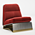 Sleek Velvet Accent Chair

Translated from Russian: Стильное Велюровое Кресло 3D model small image 8
