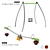 Buglo Swing: Fun and Safe Playground Swings 3D model small image 1