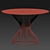Elegance Dining Chair Table 3D model small image 3