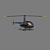 Robinson R44: Versatile Four-Seater Helicopter 3D model small image 9