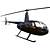 Robinson R44: Versatile Four-Seater Helicopter 3D model small image 15