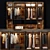 Sleek Molteni Wardrobe Master 3D model small image 2