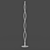 Sahara Floor Lamp: Dimmable LED, Warm Light 3D model small image 2