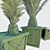 Modern Palm Planters: Stylish and Versatile 3D model small image 5