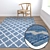 Versatile 3-Carpet Set 3D model small image 5