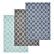 Premium Carpet Set: High-Quality Textures & Multiple Variants 3D model small image 1