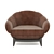 Contemporary Chesterfield Sofa 3D model small image 2