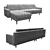 Modern Comfort: Modsy Corner Sofa by Normod 3D model small image 3