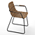 Sleek Gloster William Outdoor Chair 3D model small image 4