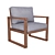 Lydon Cushioned Patio Chair 3D model small image 6