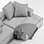 B&B Italia Hybrid Sofa Set 3D model small image 5