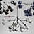 Elegant Forchette 18 Chandelier 3D model small image 1