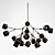 Elegant Forchette 18 Chandelier 3D model small image 3