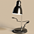 Elegant Zara HR-40 Table Lamp 3D model small image 1