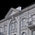 European 18th Century Building Facade 3D model small image 4