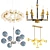 Modern Chandelier Collection 3D model small image 1