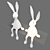 Joseph Bunny Lamp: Adorable and Illuminating! 3D model small image 12