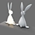 Joseph Bunny Lamp: Adorable and Illuminating! 3D model small image 13