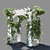 Hibbertia Scandens Metal Gate 3D model small image 3