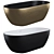 Riho Bilbao Oval Freestanding Bathtub 3D model small image 1