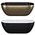 Riho Bilbao Oval Freestanding Bathtub 3D model small image 2