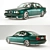 Classic BMW M5 (e34) Sedan 3D model small image 1
