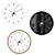 Minimalist Round Wall Clock 3D model small image 2