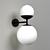 TATO Italia Biba Applique: Elegant Wall Light 3D model small image 3