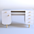 La Redoure Jimi Scandinavian Writing Desk 3D model small image 1