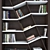 Maze Bookcase: Perfect Storage for Office or Library 3D model small image 2