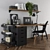 Stylish Black Ikea Home Office 3D model small image 1