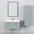 Sleek Bathroom Storage Solution 3D model small image 4