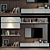 Title: Versatile TV Wall with Decor 3D model small image 1