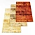 Versatile Collection of 5 Texture Rugs 3D model small image 1