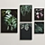 Elegant Interior Picture Frames Set 3D model small image 2