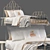 Deco Bed Anthropologie: Artful and Elegant 3D model small image 3